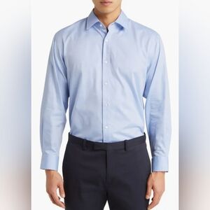Nordstrom Traditional Fit Blue Dress Shirt
